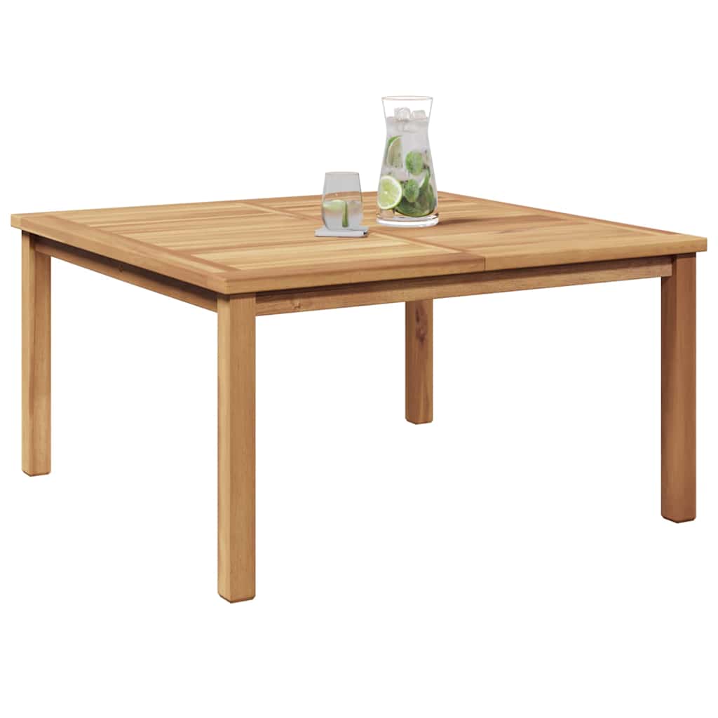 vidaXL Table basse Marron 85 x 85 x 45 cm Bois de teck solide - Image 3