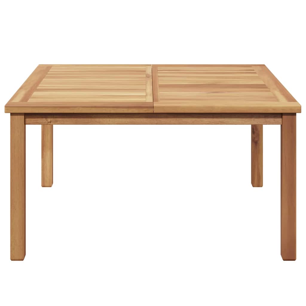 vidaXL Table basse Marron 85 x 85 x 45 cm Bois de teck solide - Image 5