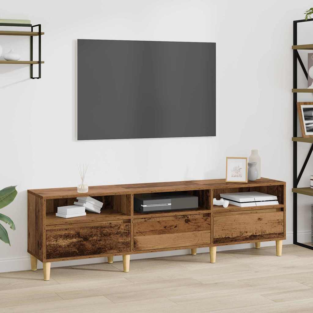 vidaXL Gabinete de TV con cajón Madera Vieja 150 x 30 x 45 cm