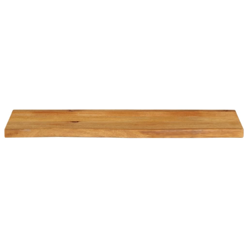 vidaXL Tablero de mesa borde natural madera maciza mango 120x30x3,8 cm - Image 3