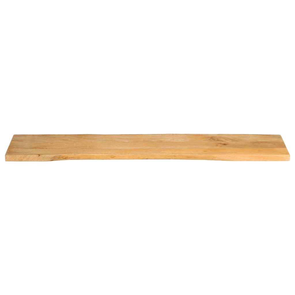 vidaXL Tablero de mesa borde natural madera maciza mango 180x40x3,8 cm - Image 3