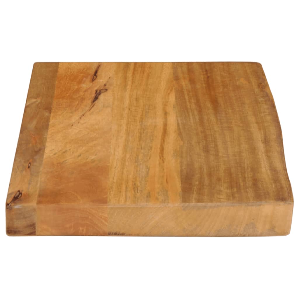 vidaXL Tablero de mesa borde natural madera maciza mango 50x40x3,8 cm - Image 4