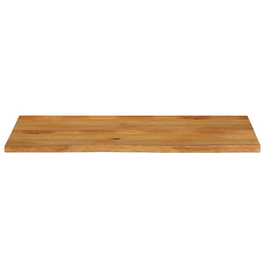 vidaXL Tablero de mesa borde natural madera maciza mango 140x60x3,8 cm - Image 3