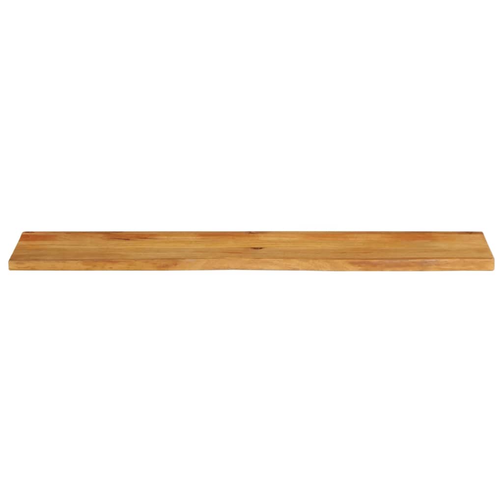 vidaXL Tablero de mesa borde natural madera maciza mango 160x20x3,8 cm - Image 3