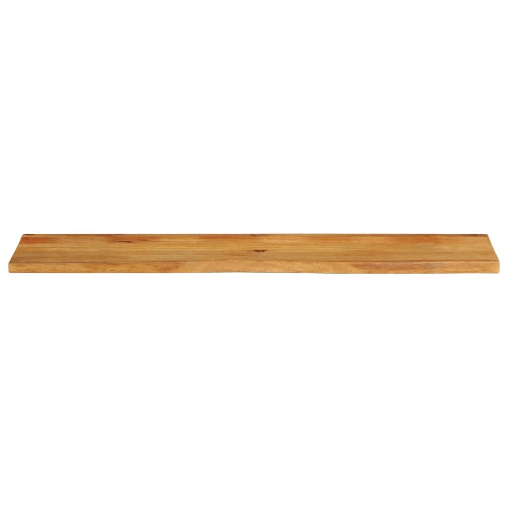 vidaXL Tablero de mesa borde natural madera maciza mango 160x30x3,8 cm - Image 3