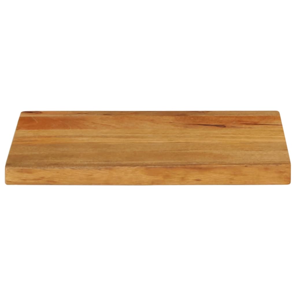 vidaXL Tablero de mesa borde natural madera maciza mango 60x40x3,8 cm - Image 3