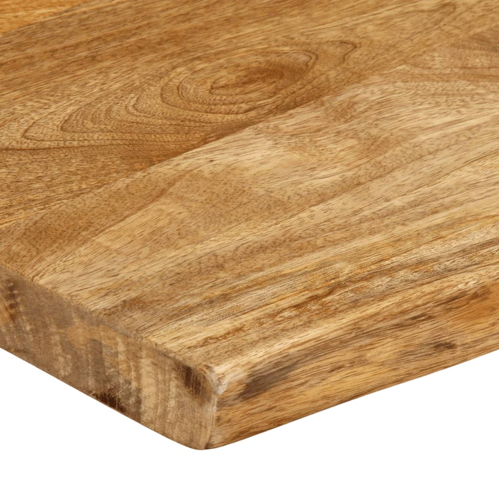 vidaXL Tablero de mesa borde natural madera maciza mango 120x40x3,8 cm - Image 6