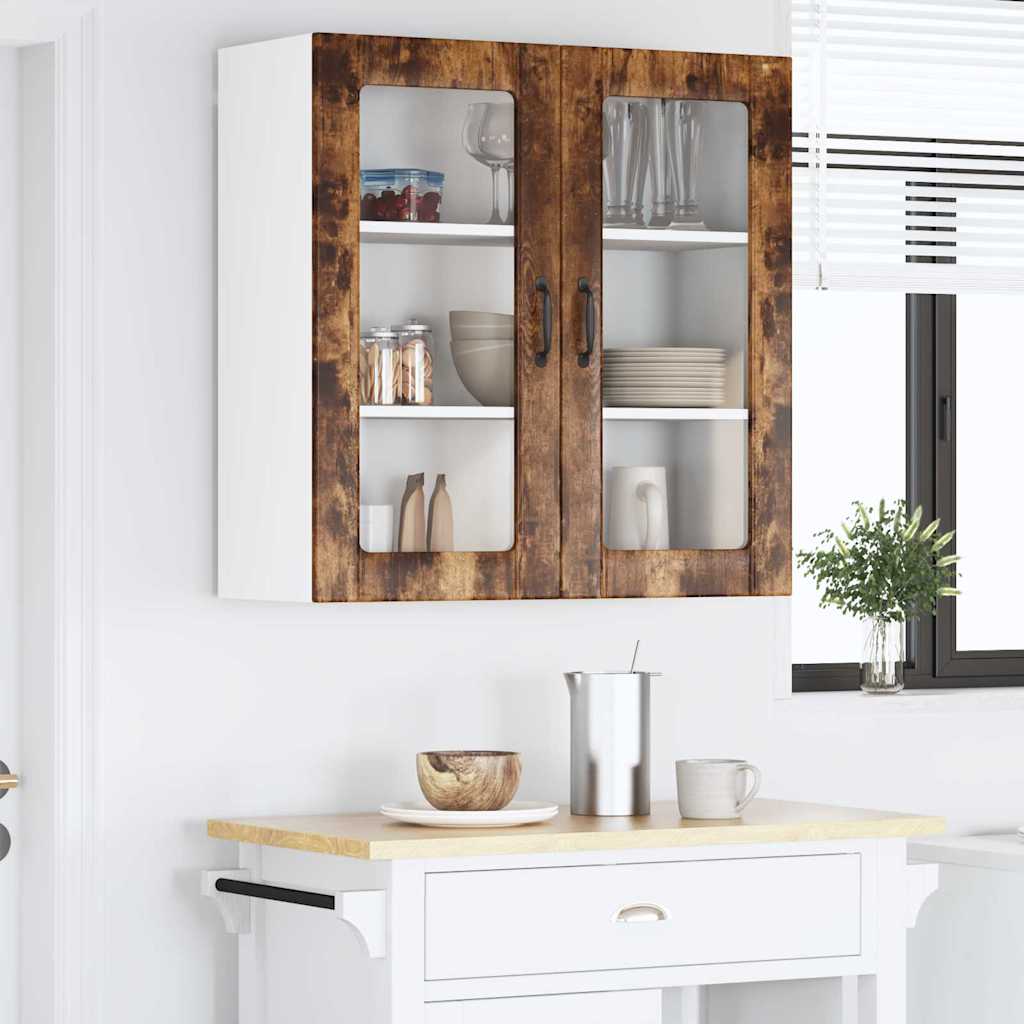 vidaXL Küchenschrank Geräucherte Eiche 80 x 31 x 80 cm Holzwerkstoff - Image 4