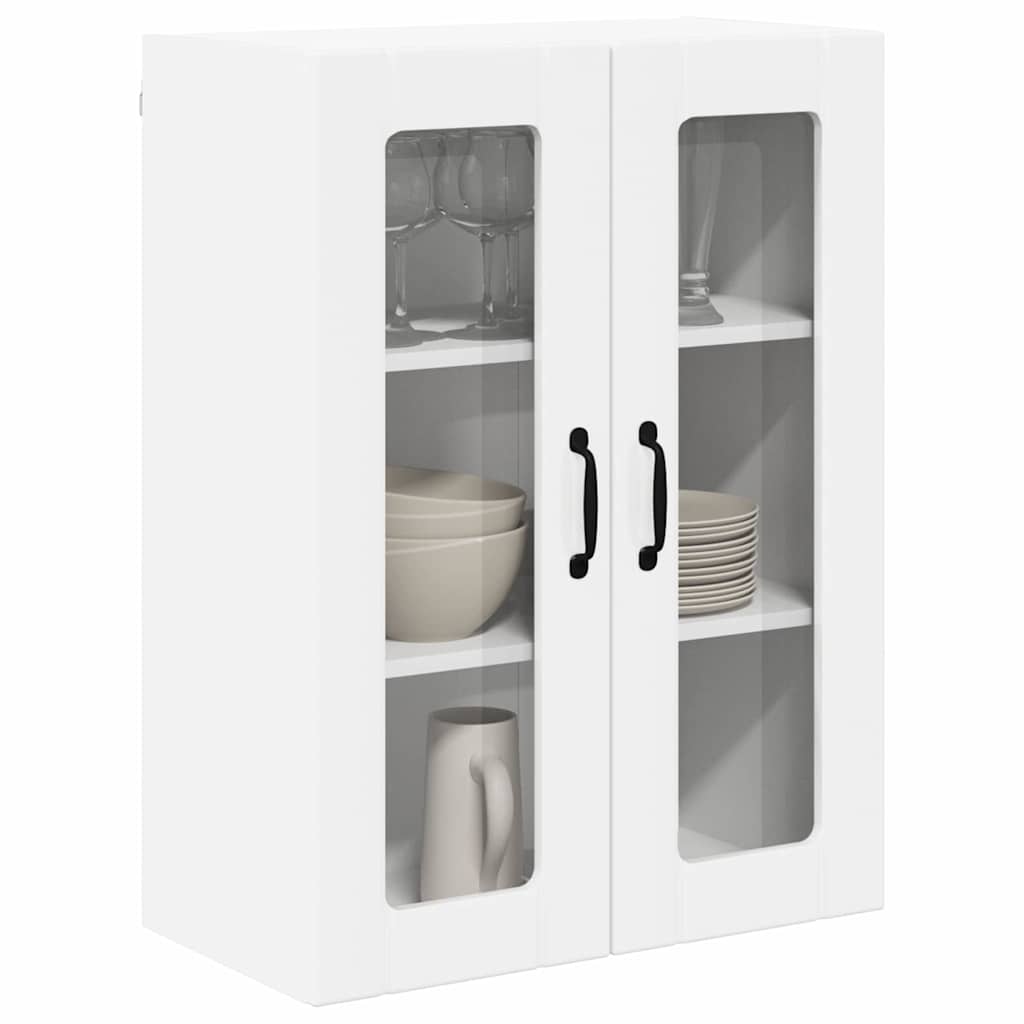 vidaXL Küchenschrank Hochglanz Weiß 60 x 31 x 80 cm Holzwerkstoff - Image 3