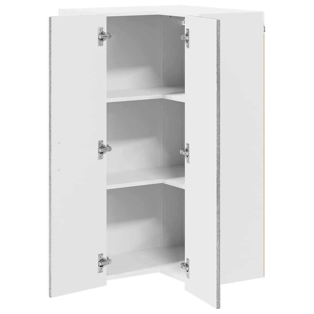 vidaXL Küchenschrank Graues Sonoma 57 x 57 x 100 cm Holzwerkstoff - Image 5