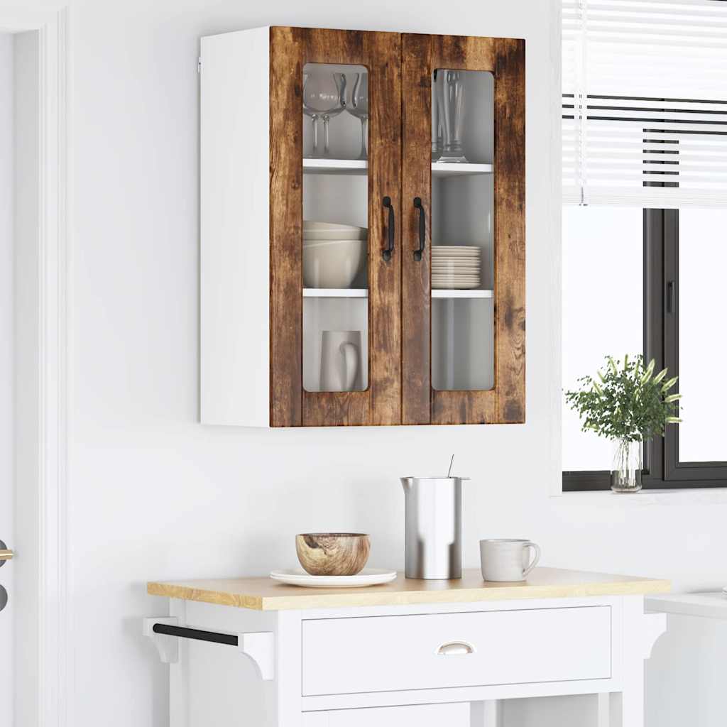 vidaXL Küchenschrank Geräucherte Eiche 60 x 31 x 80 cm Holzwerkstoff - Image 4