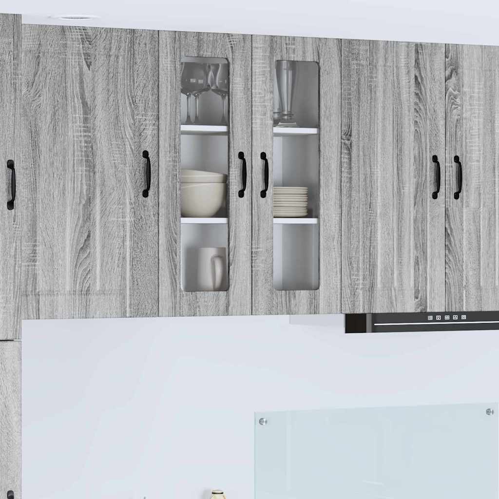 vidaXL Küchenschrank Graues Sonoma 60 x 31 x 80 cm Holzwerkstoff
