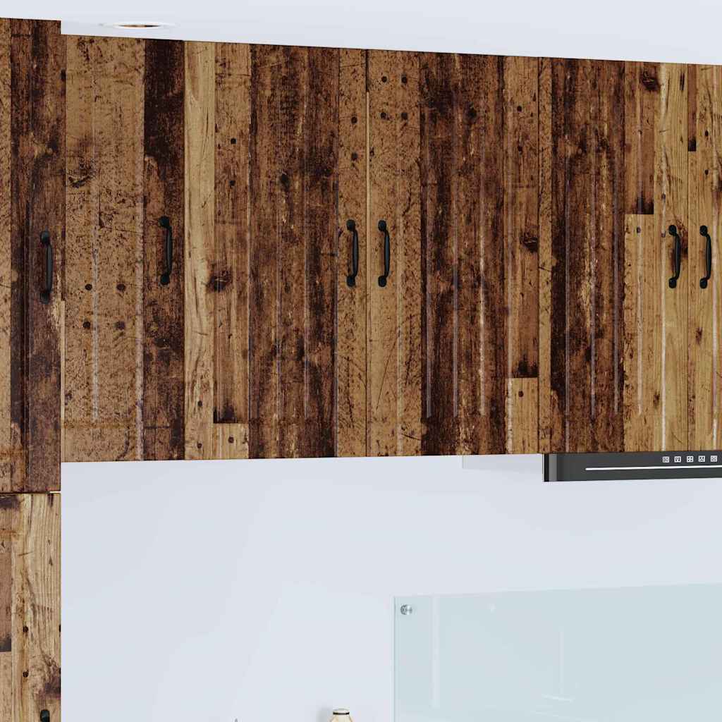 vidaXL Küchenschrank mit Regal Altholz 80 x 31 x 80 cm Holzwerkstoff
