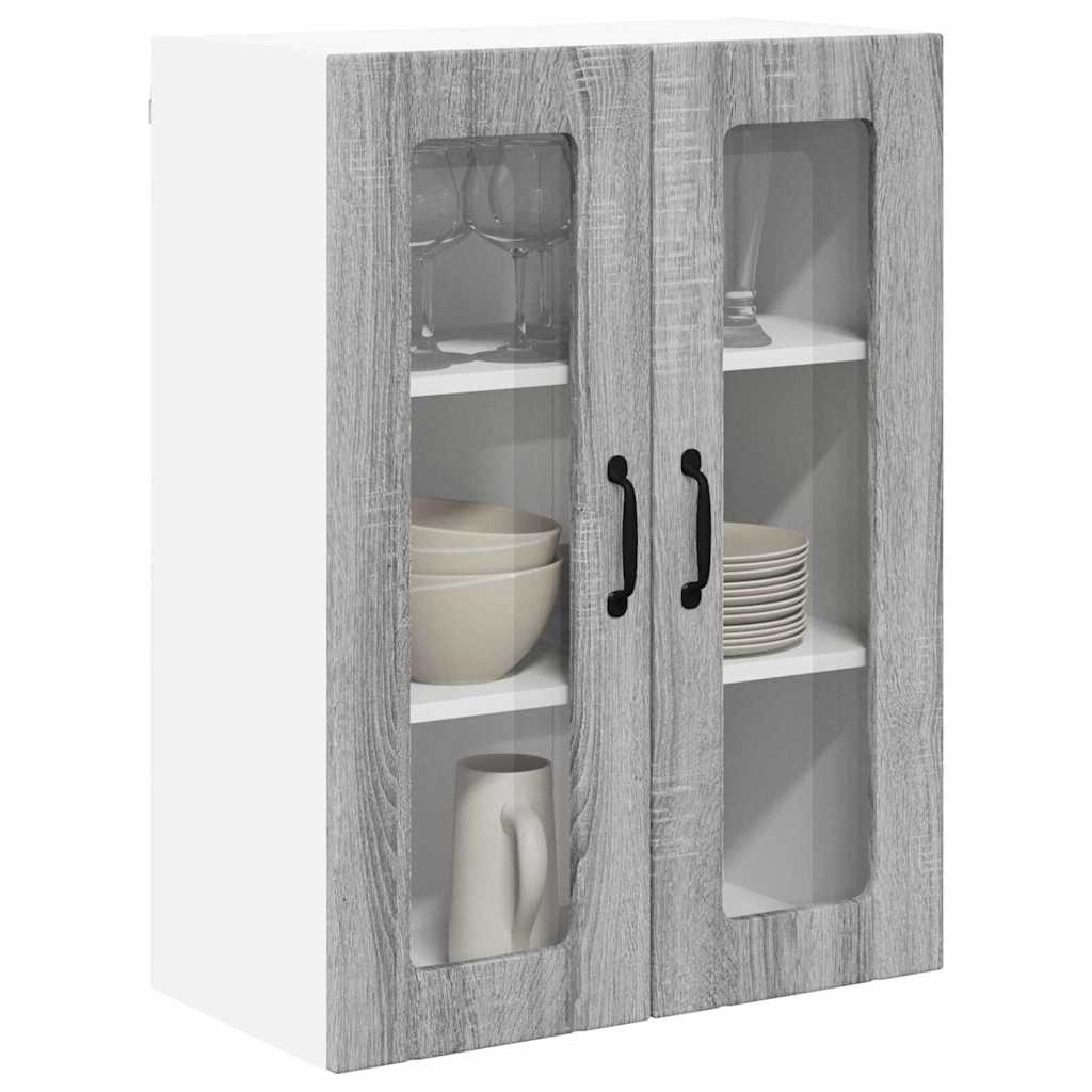 vidaXL Küchenschrank Graues Sonoma 60 x 31 x 80 cm Holzwerkstoff - Image 3