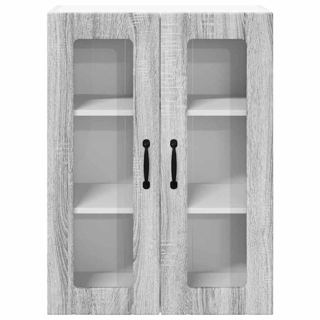 vidaXL Küchenschrank Graues Sonoma 60 x 31 x 80 cm Holzwerkstoff - Image 6