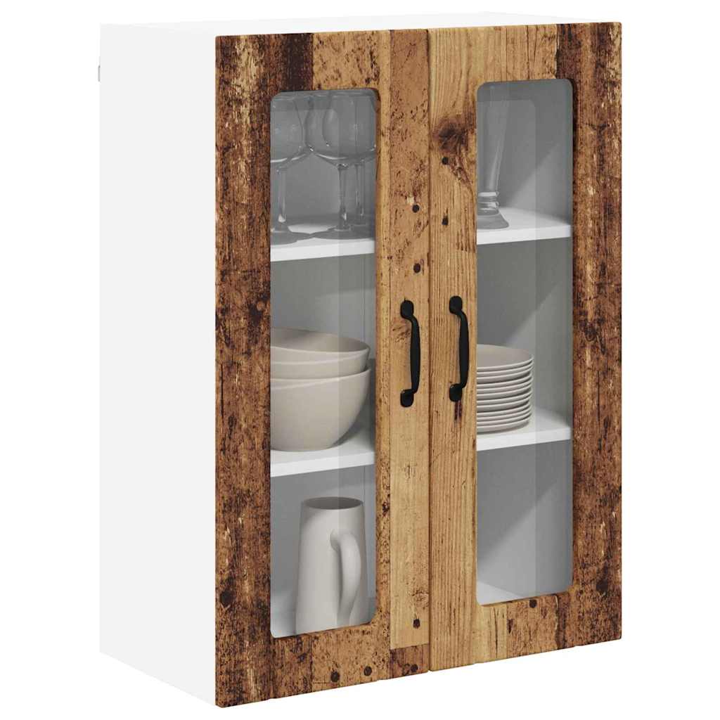 vidaXL Küchenschrank mit Regal Altholz 60 x 31 x 80 cm Holzwerkstoff - Image 3
