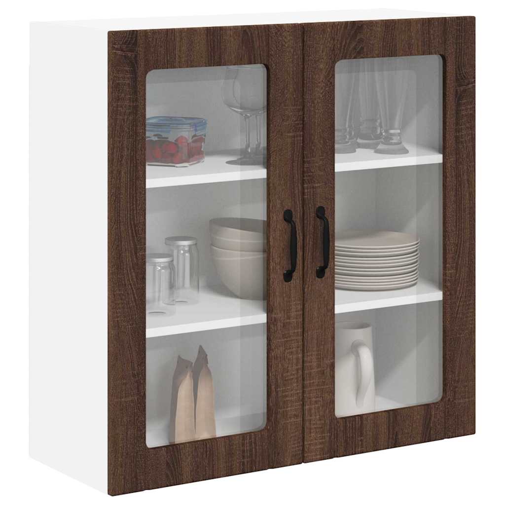 vidaXL Küchenschrank Braun Eichen-Optik 80 x 31 x 80 cm Holzwerkstoff - Image 3