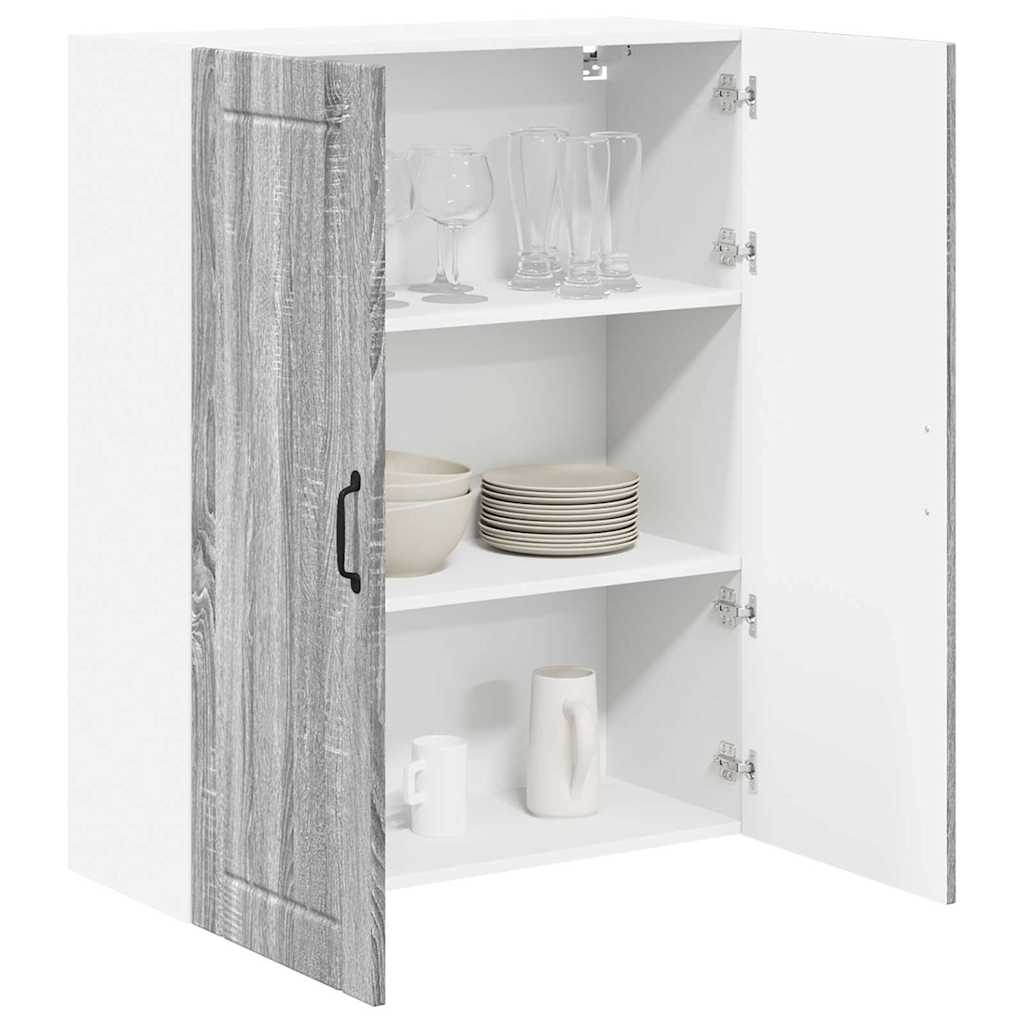 vidaXL Küchenschrank Graues Sonoma 80 x 31 x 100 cm Holzwerkstoff - Image 3