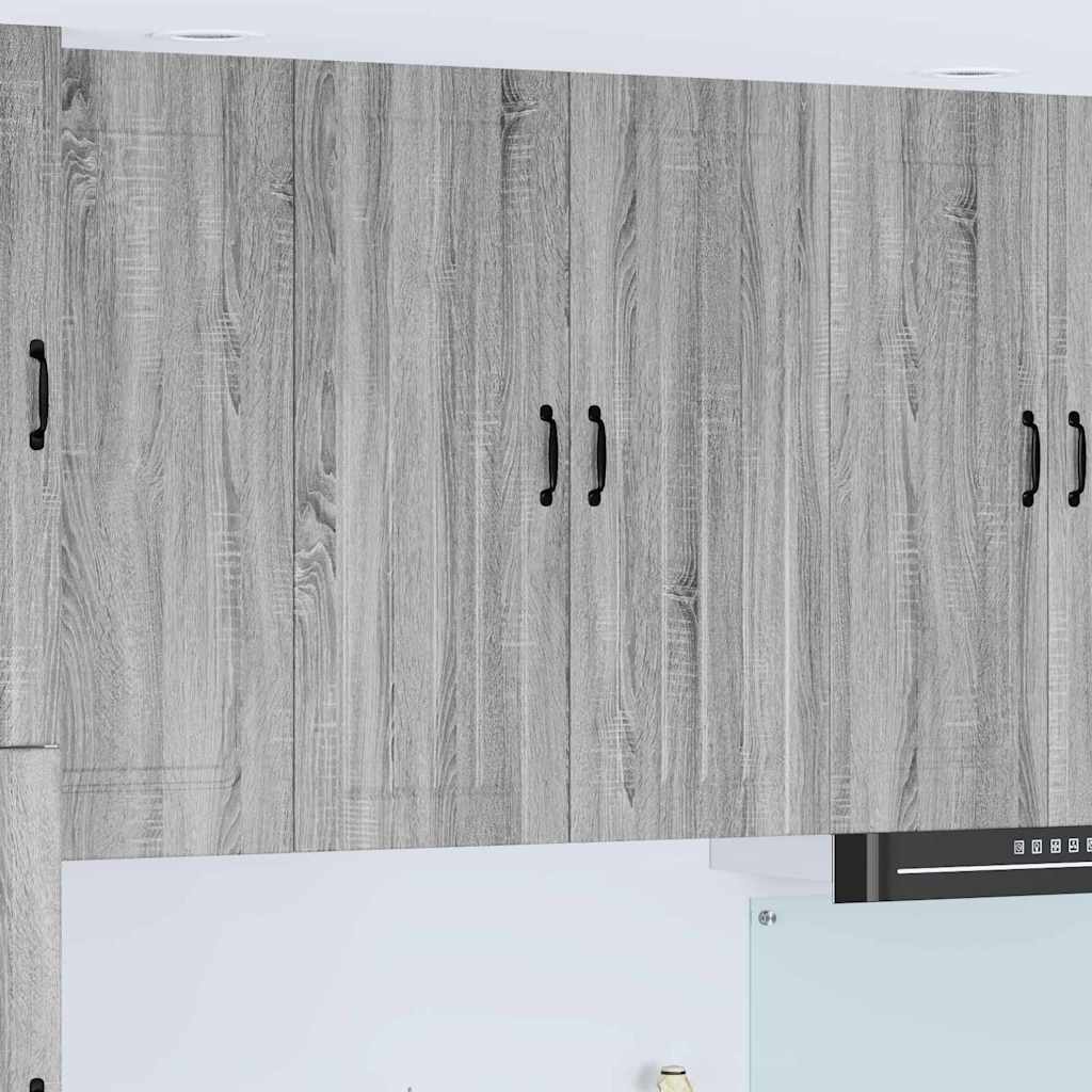 vidaXL Küchenschrank Graues Sonoma 80 x 31 x 100 cm Holzwerkstoff