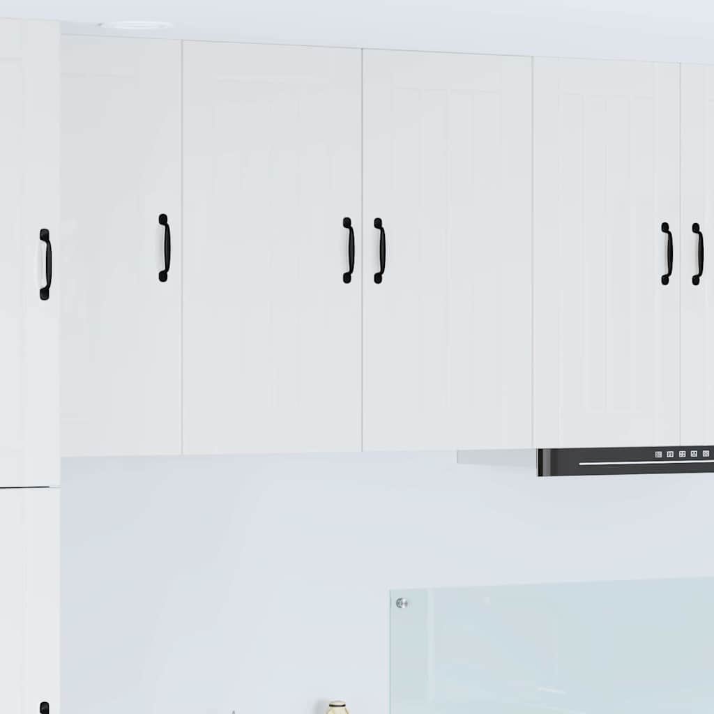 vidaXL Küchenschrank Hochglanz Weiß 80 x 31 x 80 cm Holzwerkstoff