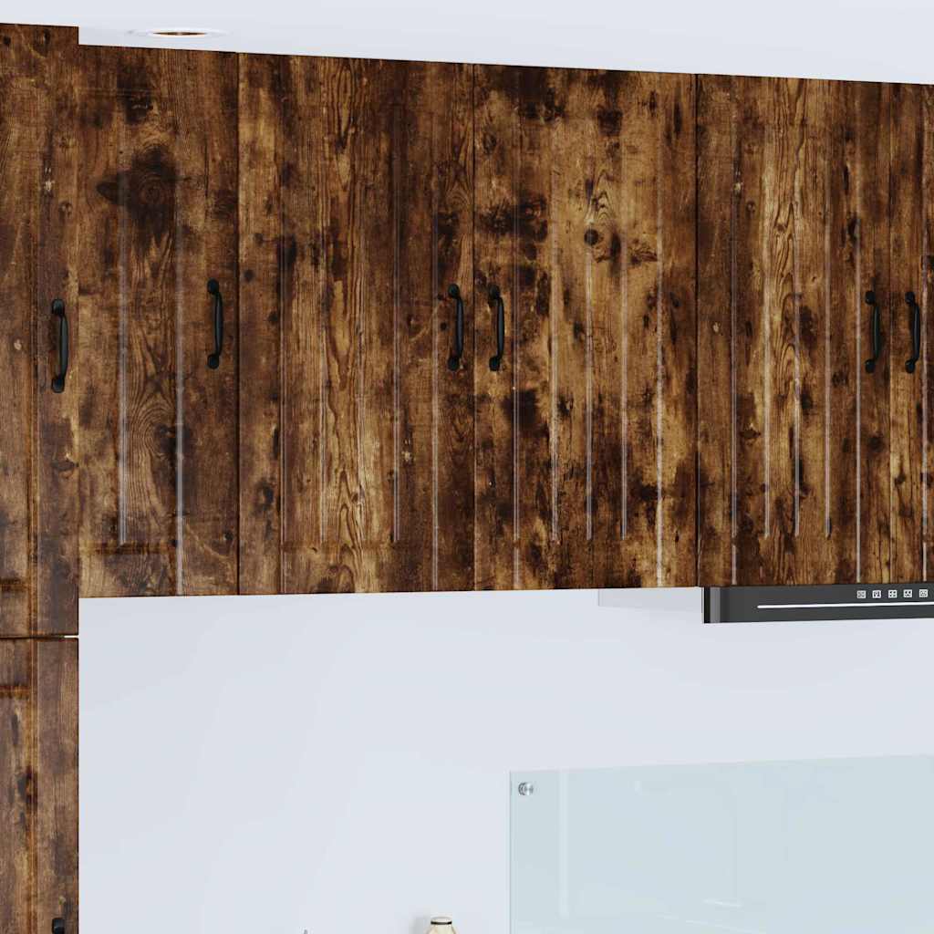 vidaXL Küchenschrank Geräucherte Eiche 80 x 31 x 80 cm Holzwerkstoff