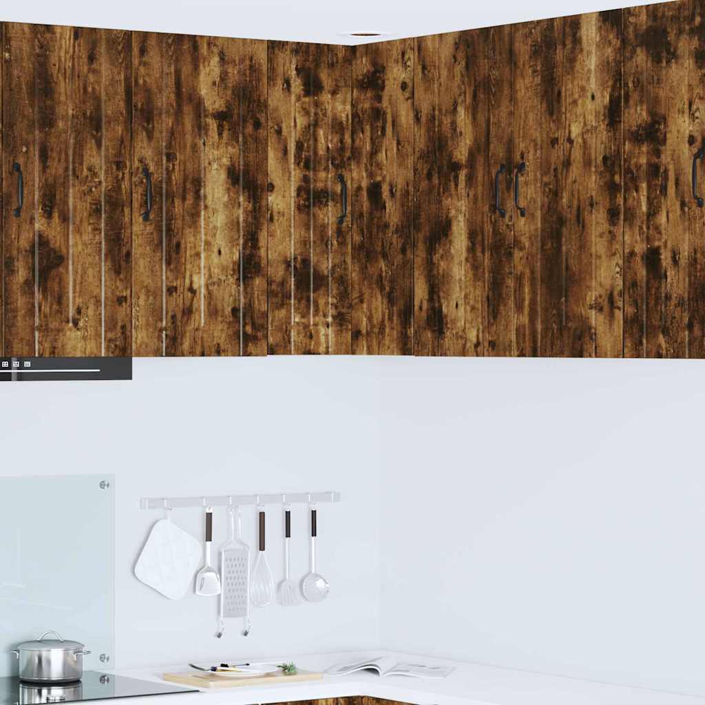 vidaXL Küchenschrank Geräucherte Eiche 57 x 57 x 80 cm Holzwerkstoff