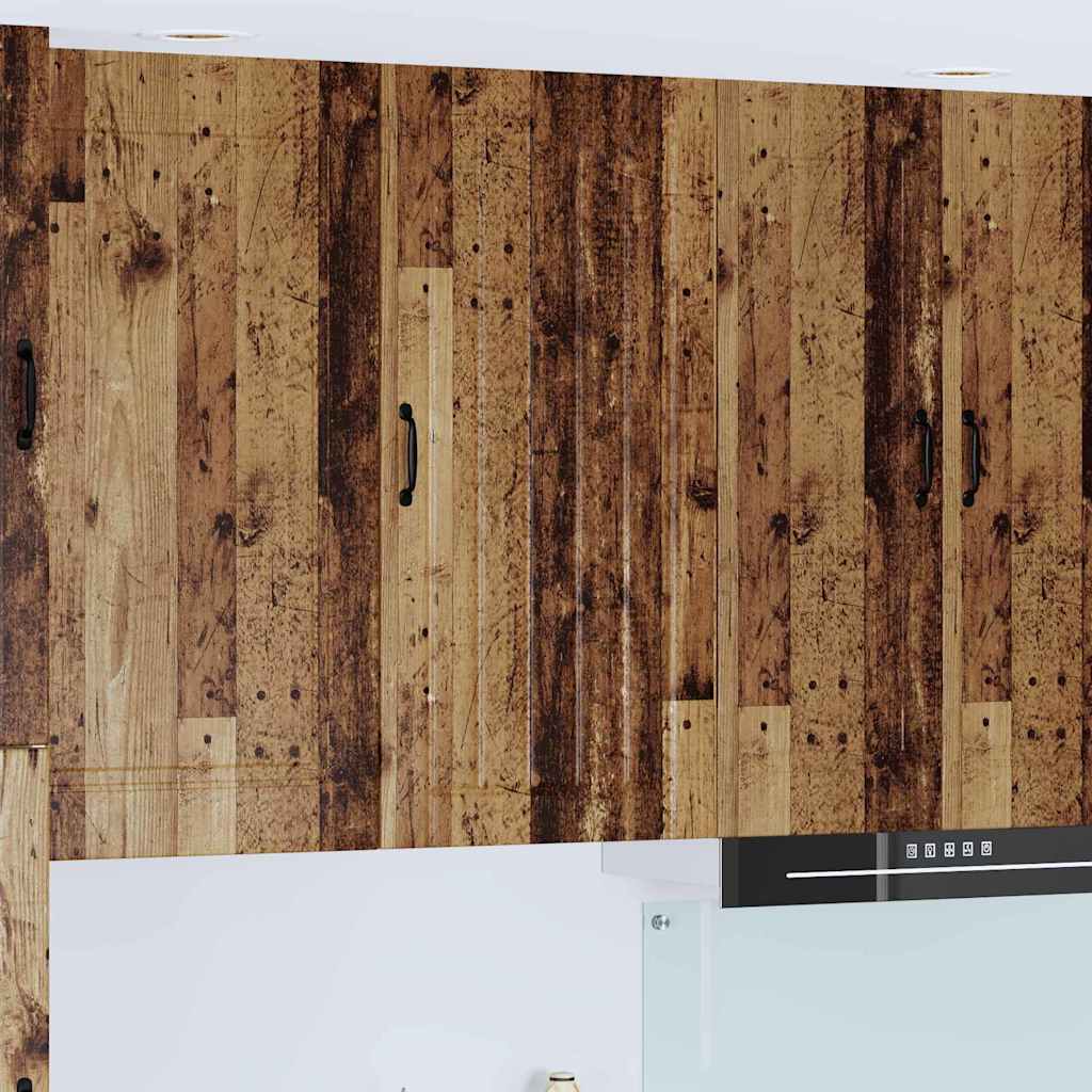 vidaXL Küchenschrank mit Regal Altholz 50 x 31 x 100 cm Holzwerkstoff