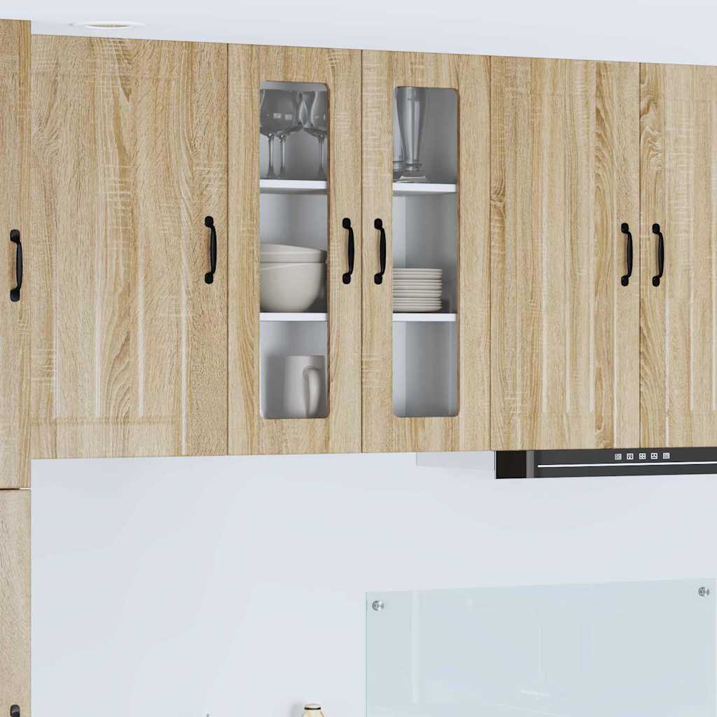 vidaXL Küchenschrank Sonoma-Eiche 60 x 31 x 80 cm Holzwerkstoff