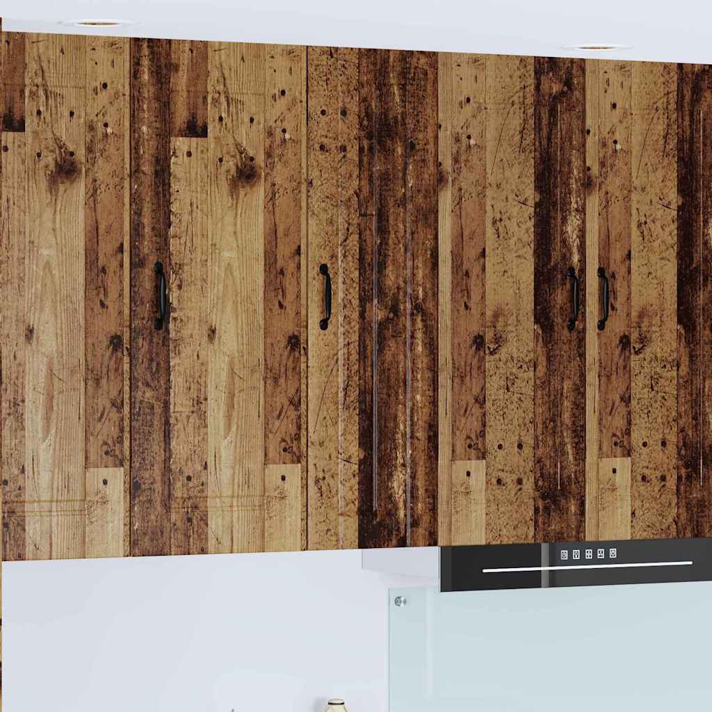 vidaXL Küchenschrank mit Regal Altholz 30 x 31 x 100 cm Holzwerkstoff