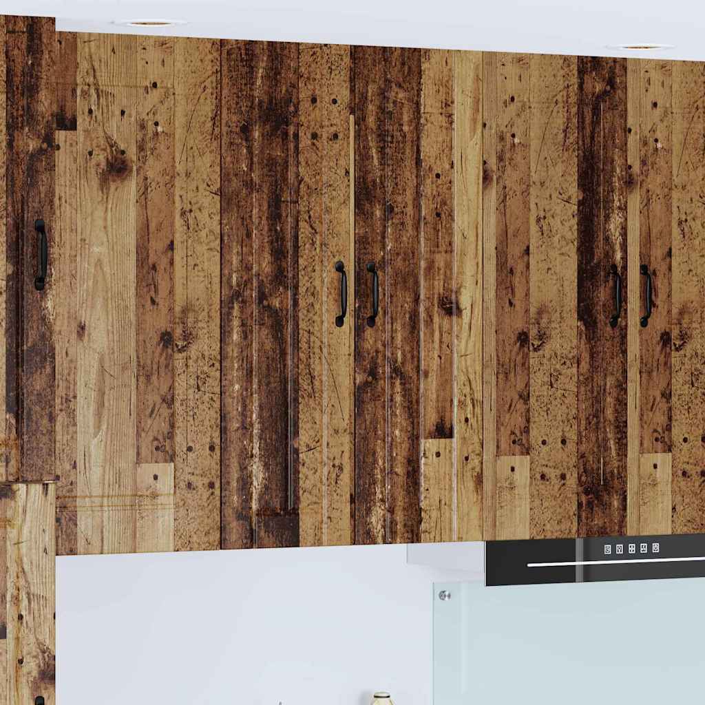 vidaXL Küchenschrank mit Regal Altholz 60 x 31 x 100 cm Holzwerkstoff