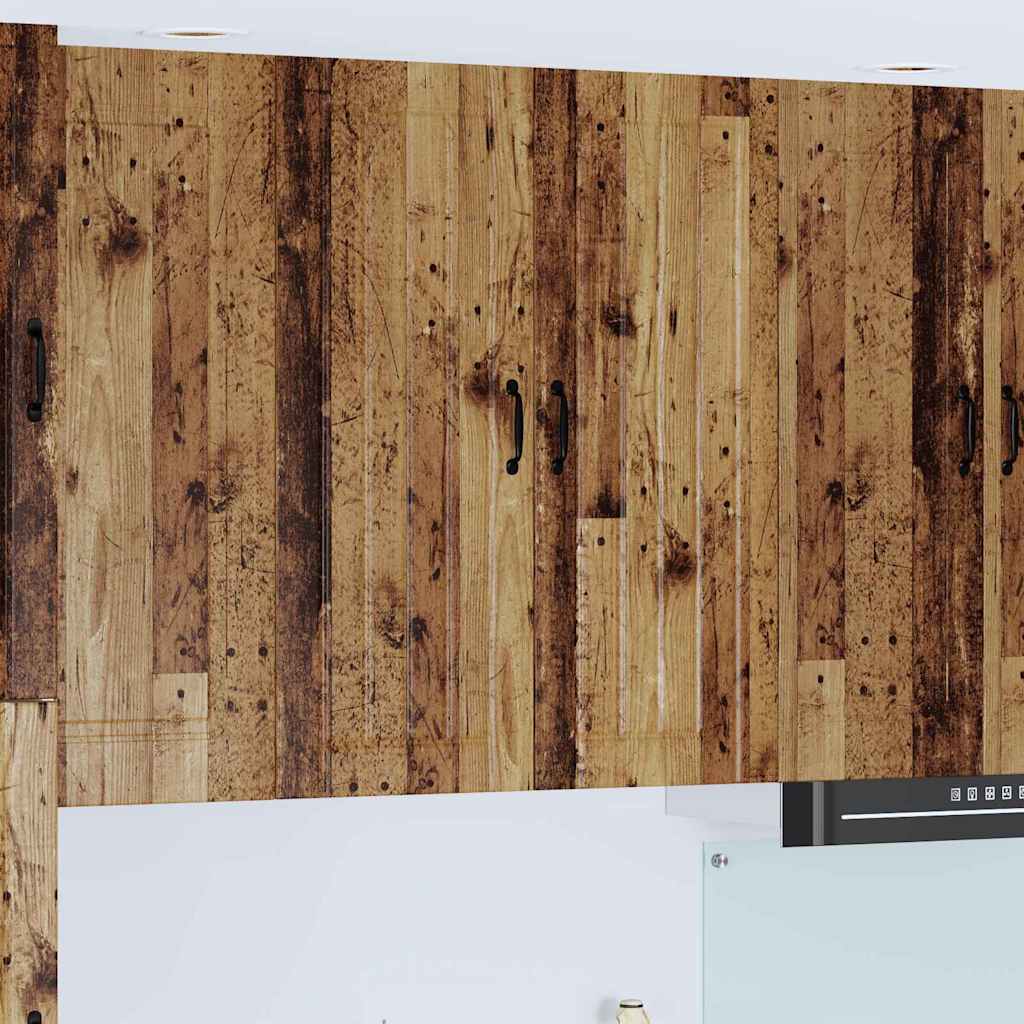 vidaXL Küchenschrank mit Regal Altholz 80 x 31 x 100 cm Holzwerkstoff