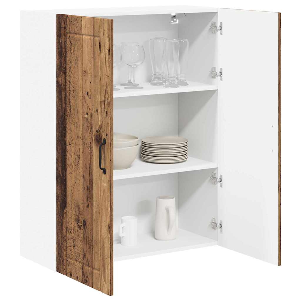 vidaXL Küchenschrank mit Regal Altholz 80 x 31 x 100 cm Holzwerkstoff - Image 3