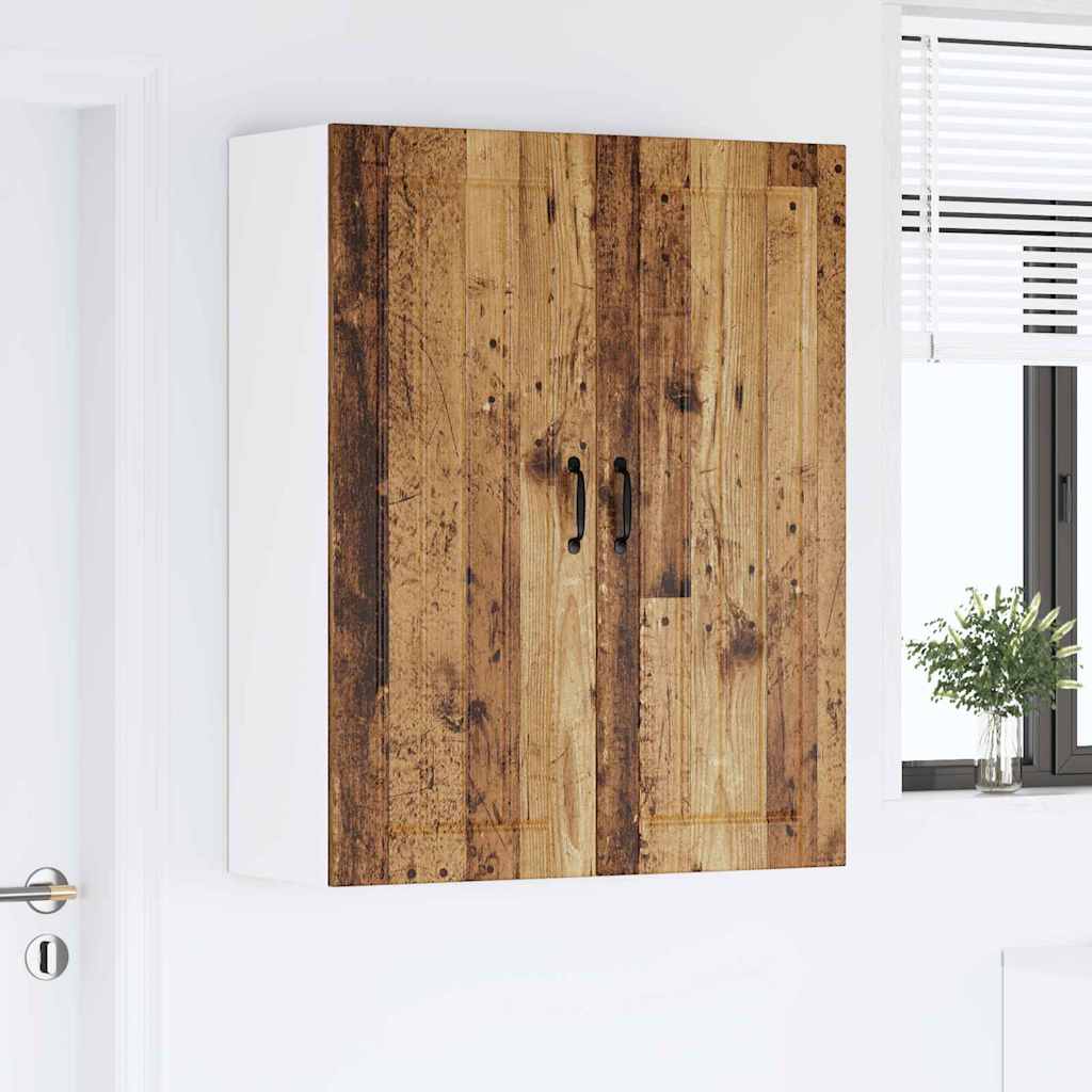 vidaXL Küchenschrank mit Regal Altholz 80 x 31 x 100 cm Holzwerkstoff - Image 4