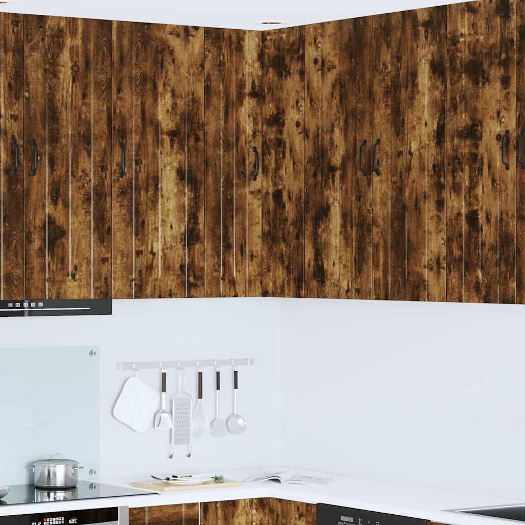 vidaXL Küchenschrank Geräucherte Eiche 57 x 57 x 100 cm Holzwerkstoff