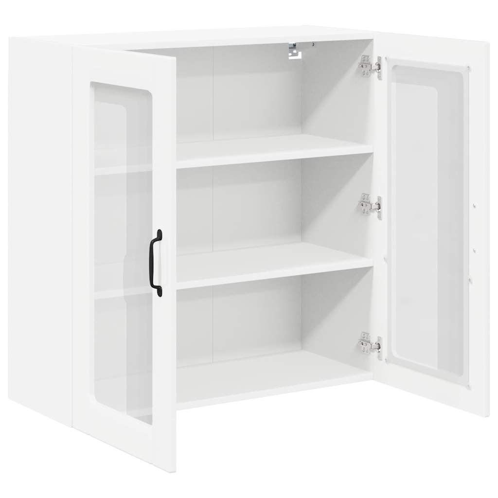 vidaXL Küchenschrank Hochglanz Weiß 80 x 31 x 80 cm Holzwerkstoff - Image 5
