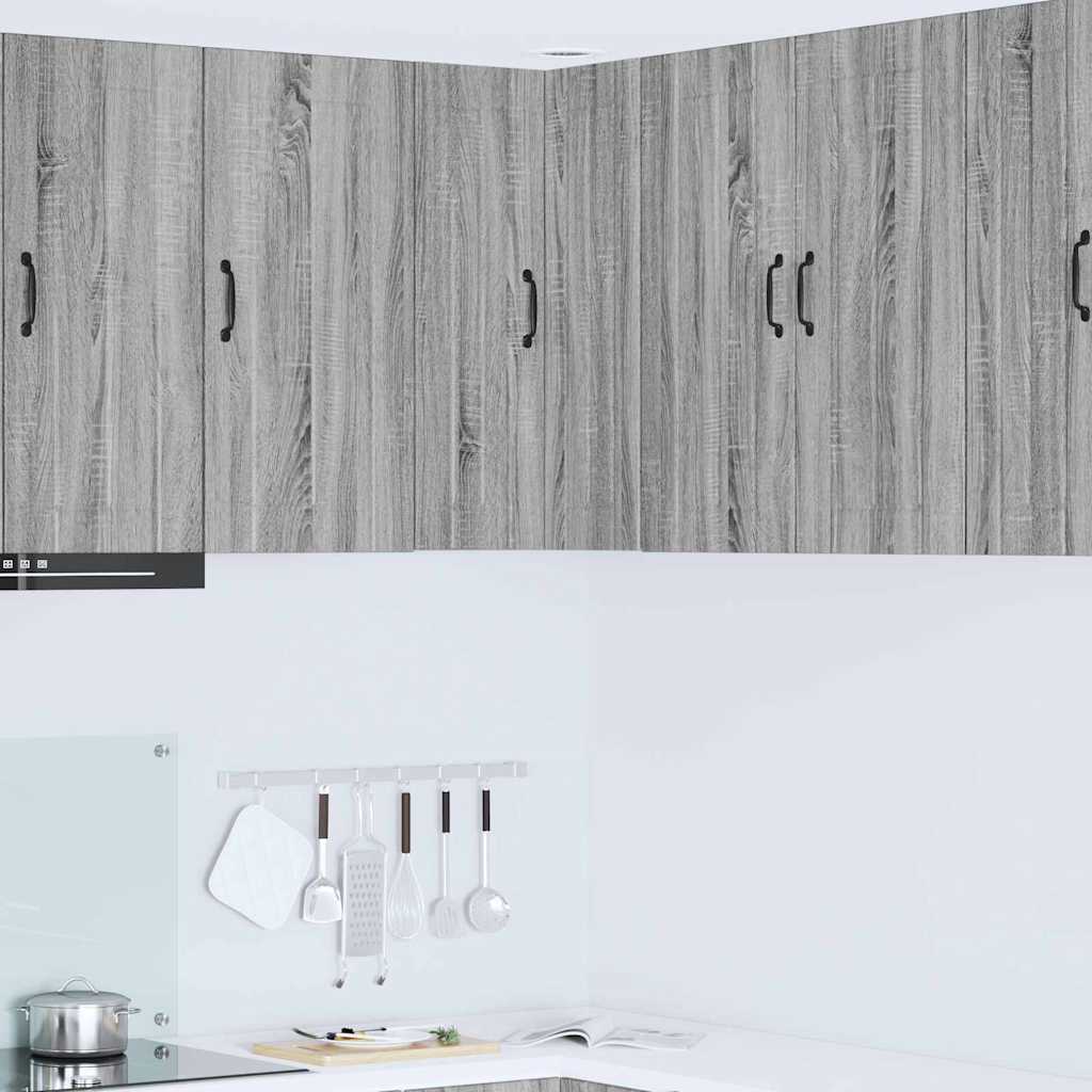 vidaXL Küchenschrank Graues Sonoma 57 x 57 x 80 cm Holzwerkstoff