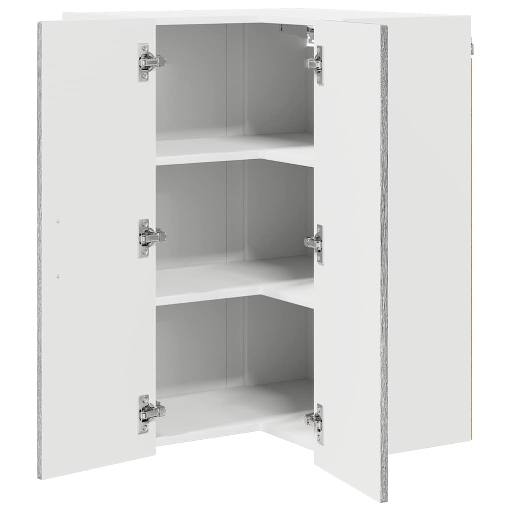 vidaXL Küchenschrank Graues Sonoma 57 x 57 x 80 cm Holzwerkstoff - Image 5