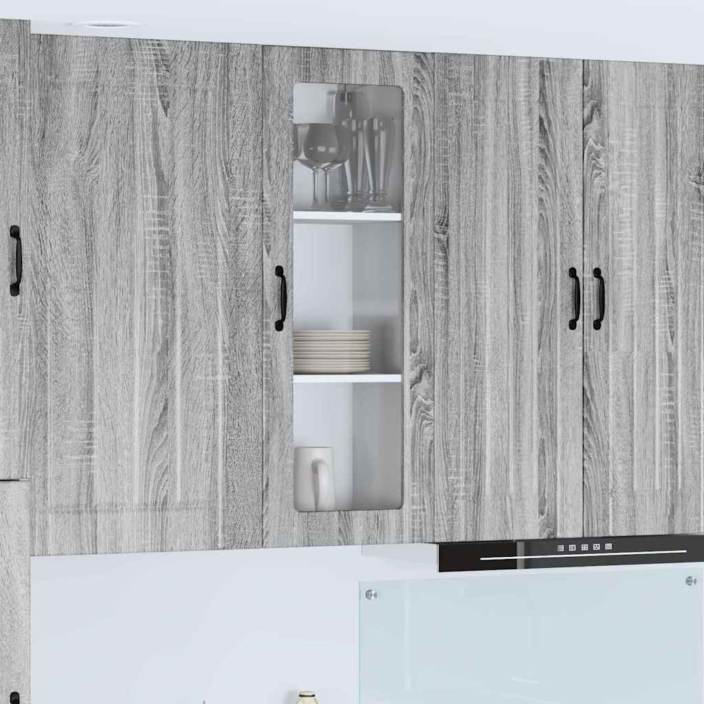 vidaXL Küchenschrank Graues Sonoma 40 x 31 x 100 cm Holzwerkstoff