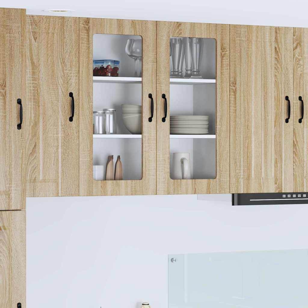 vidaXL Küchenschrank Sonoma-Eiche 80 x 31 x 80 cm Holzwerkstoff