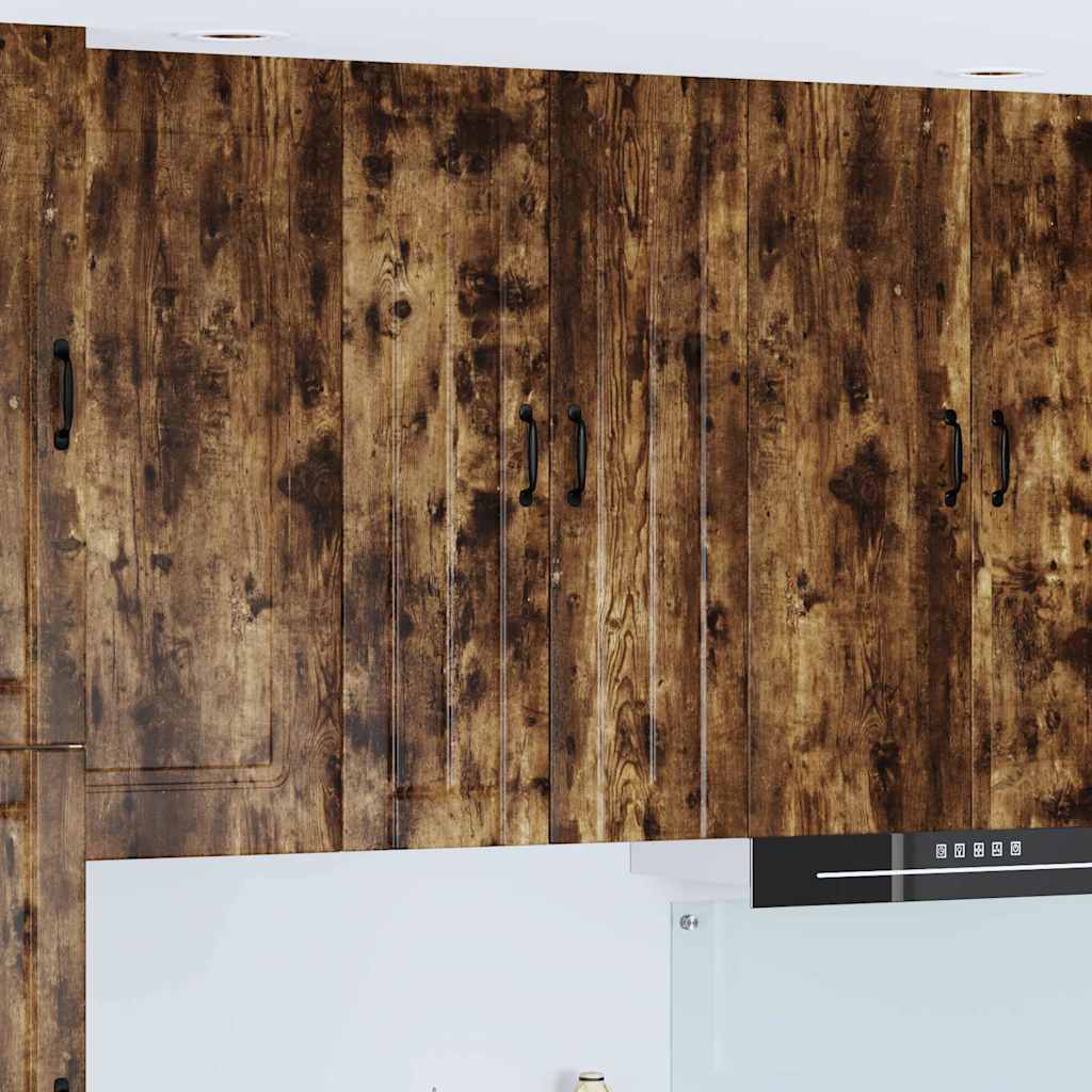 vidaXL Küchenschrank Geräucherte Eiche 60 x 31 x 100 cm Holzwerkstoff