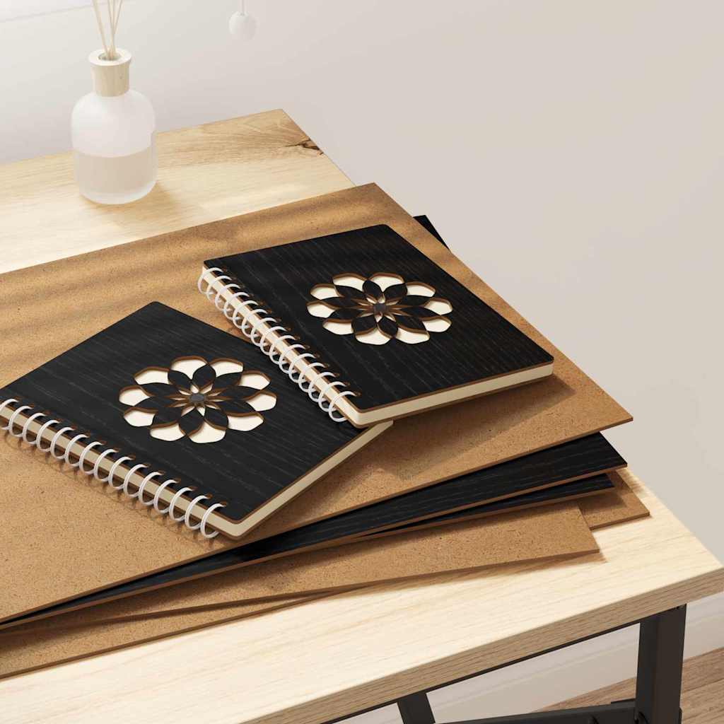 vidaXL Dekoplatten 50 pcs Schwarz Eichen-Optik 30 x 42 x 0.3 cm