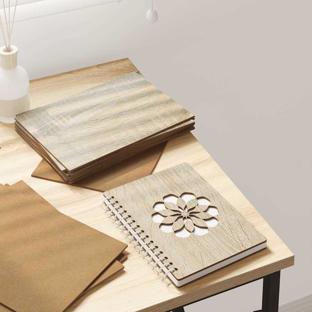 vidaXL Dekoplatten 150 pcs Sonoma-Eiche 15 x 21 x 0.3 cm Holzwerkstoff