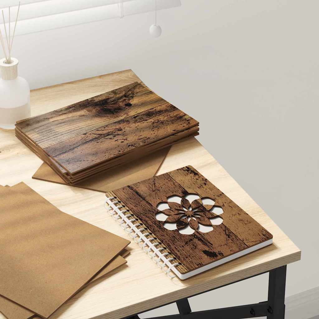 vidaXL Dekoplatten 150 pcs Altholz 15 x 21 x 0.3 cm Holzwerkstoff