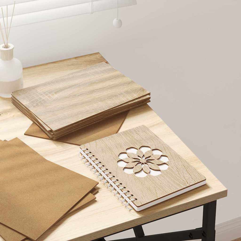 vidaXL Dekoplatten 50 pcs Sonoma-Eiche 21 x 30 x 0.3 cm Holzwerkstoff