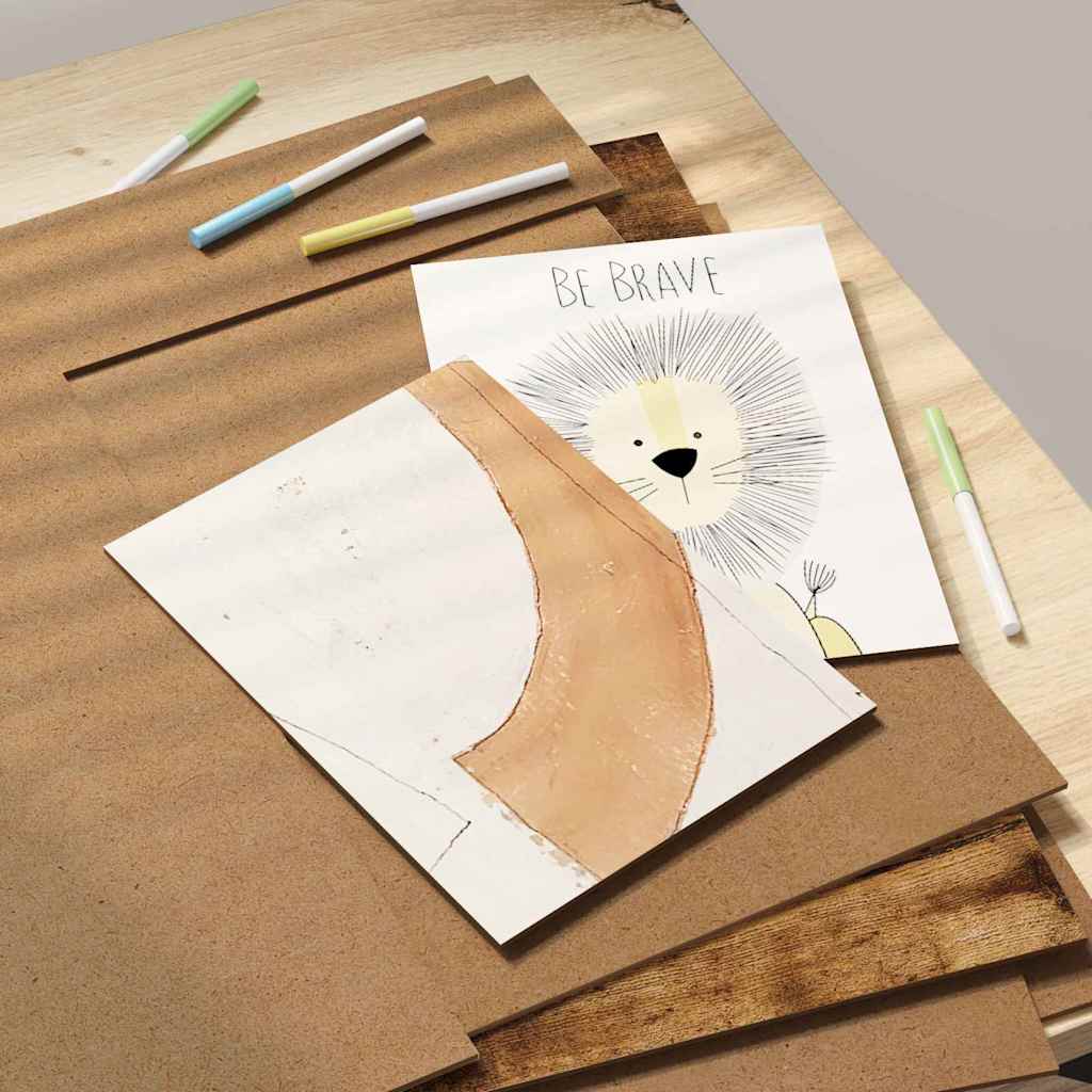 vidaXL Dekoplatten 12 pcs Räuchereiche 40 x 60 x 0.3 cm Holzwerkstoff - Image 5