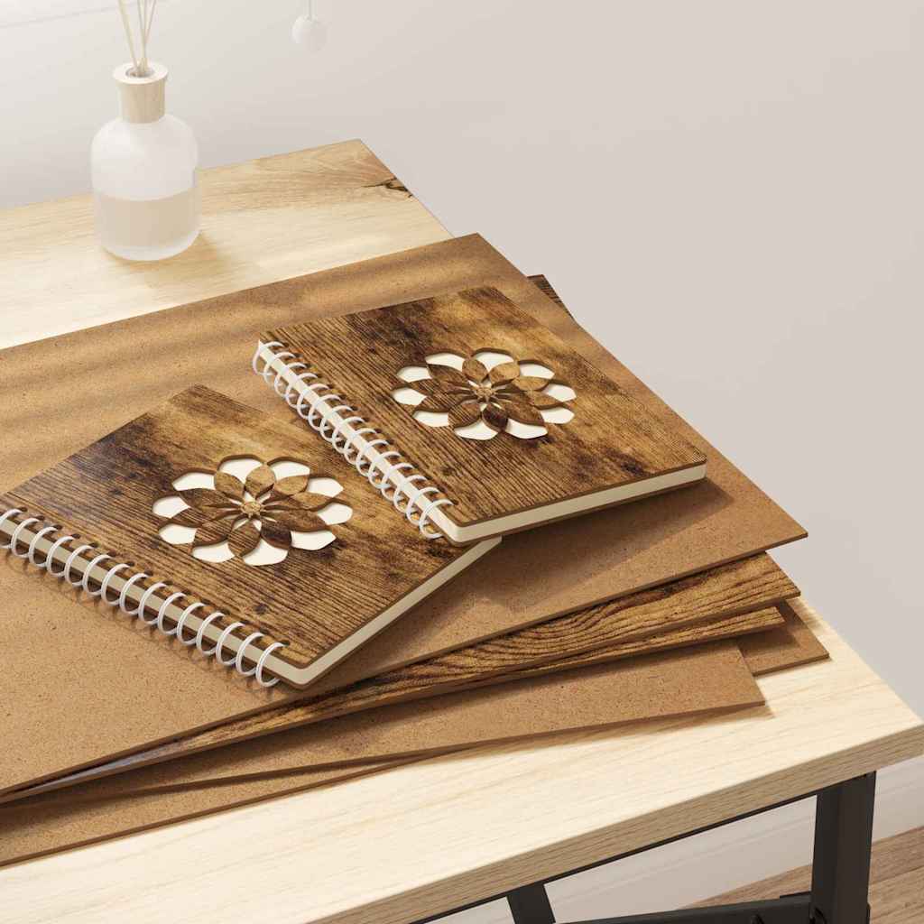 vidaXL Dekoplatten 50 pcs Räuchereiche 30 x 42 x 0.3 cm Holzwerkstoff