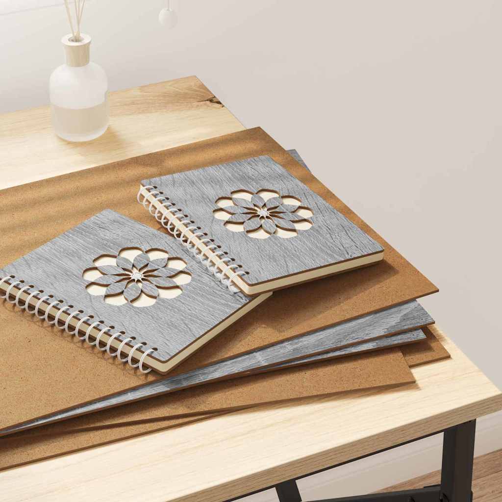 vidaXL Dekoplatten 12 pcs Grau Sonoma 30 x 42 x 0.3 cm Holzwerkstoff