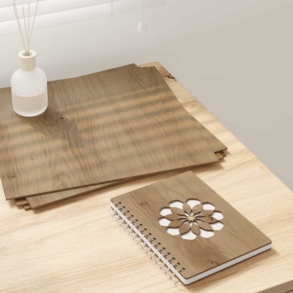 vidaXL Dekoplatten 12 pcs Artisan-Eiche 30 x 30 x 0.3 cm Holzwerkstoff