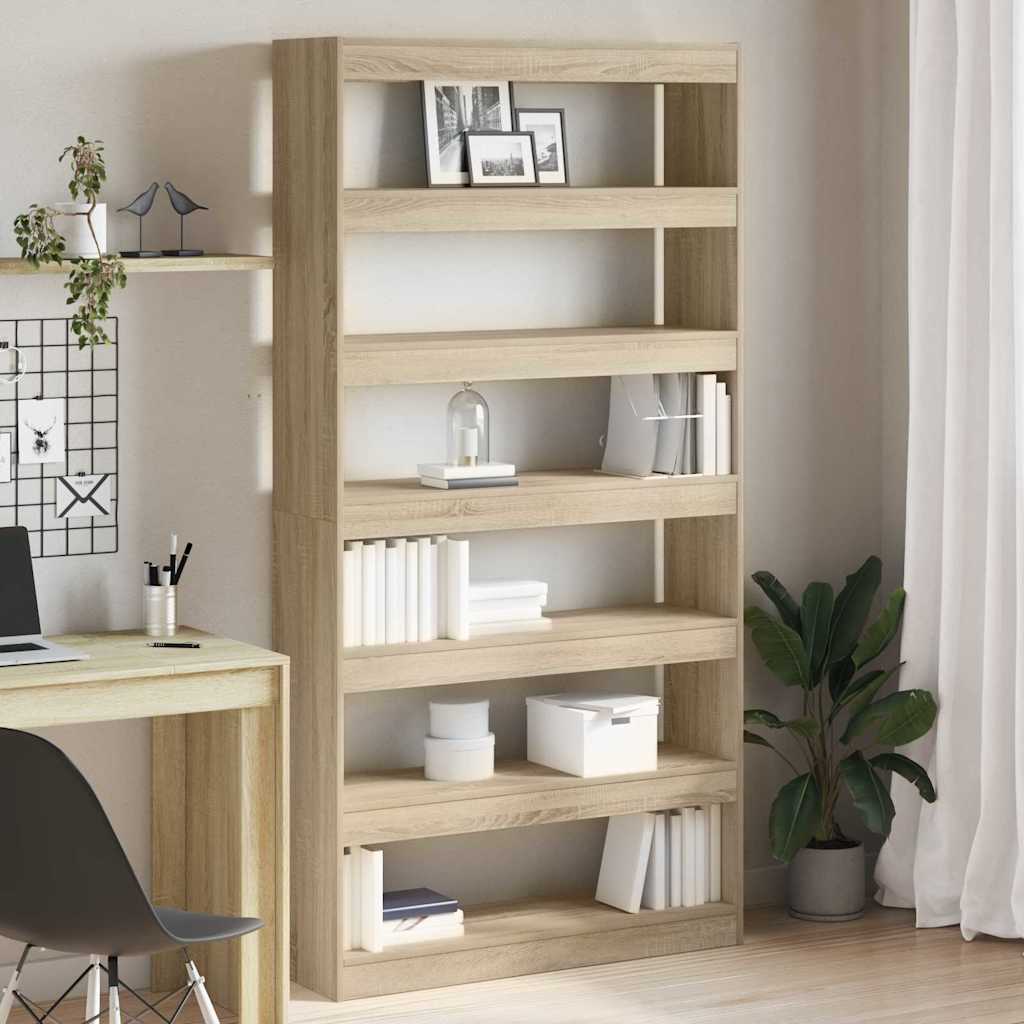 vidaXL Bücherregal Braun Holzwerkstoff