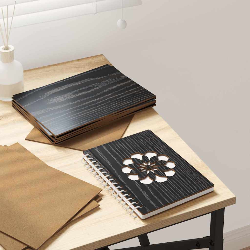 vidaXL Dekoplatten 150 pcs Schwarz Eichen-Optik 21 x 30 x 0.3 cm